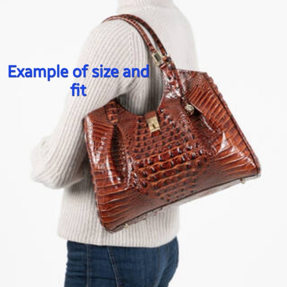 ☆ Brahmin 2 PCS SET Matching Designer Rare Shoulder Bag Purse + Wallet - Picture 4 of 16
